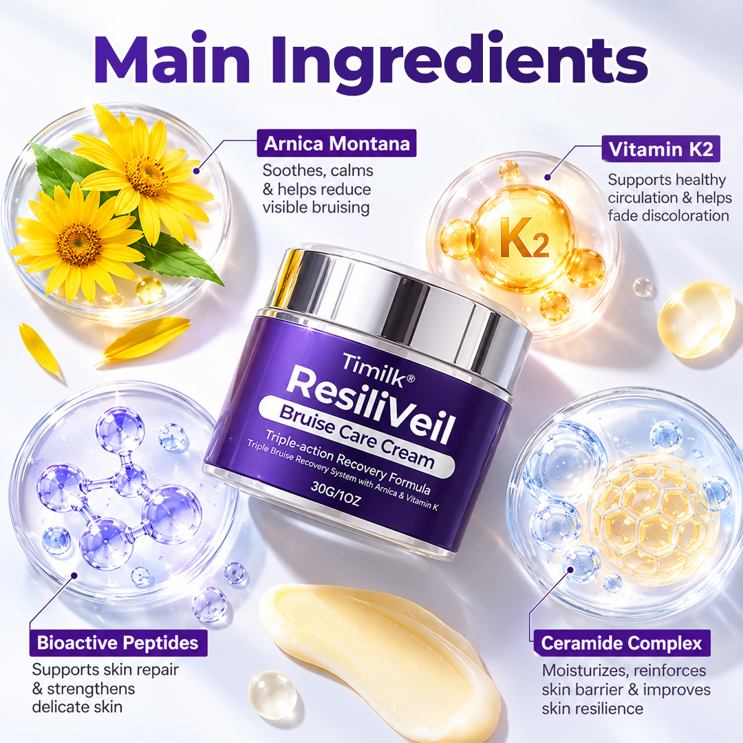 Timilk® ResiliVeil Bruise Care Cream.