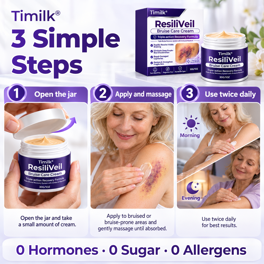 Timilk® ResiliVeil Bruise Care Cream.