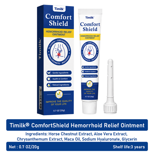Timilk® ComfortShield Hemorrhoid Relief Ointment.