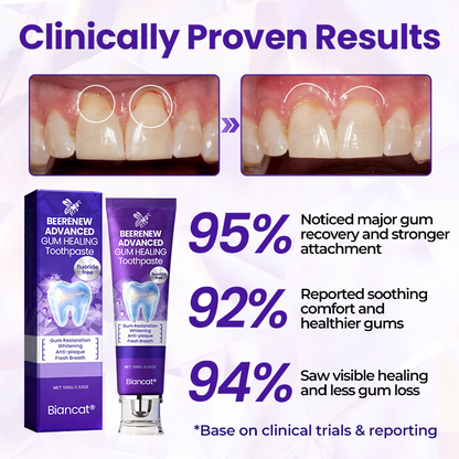 Biancat® BeeRenew Advanced Gum Healing Toothpaste.