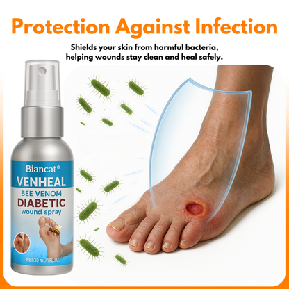 Biancat® VenHeal Bee Venom Diabetic Wound Spray.