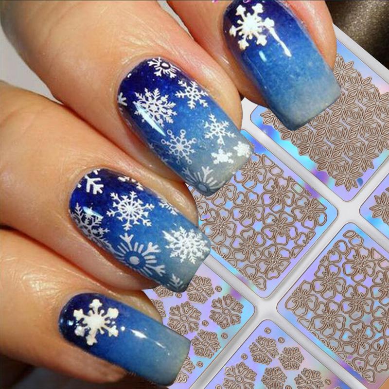 Nail Art Stencil Stickers (144pcs)